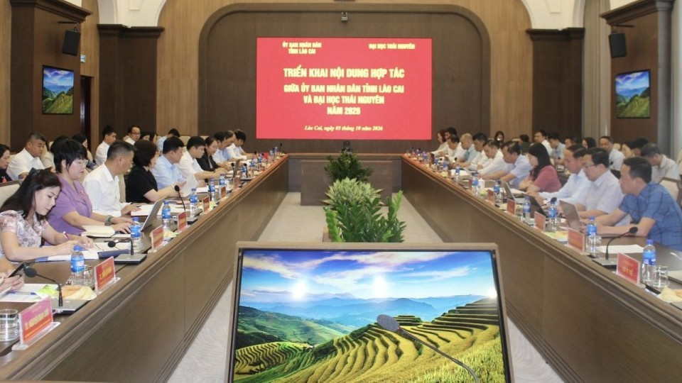 Đại học Thái Nguyên mở rộng hợp tác khoa học công nghệ tại Lào Cai