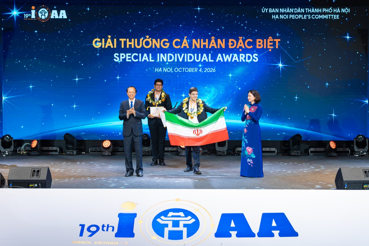 Việt Nam giành 6 Huy chương Vàng tại Olympic Thiên văn và Vật lý thiên văn quốc tế 2026 Việt Nam giành 6 Huy chương Vàng tại Olympic Thiên văn và Vật lý thiên văn quốc tế 2026