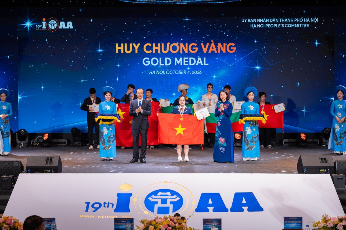 Việt Nam giành 6 Huy chương Vàng tại Olympic Thiên văn và Vật lý thiên văn quốc tế 2026 Việt Nam giành 6 Huy chương Vàng tại Olympic Thiên văn và Vật lý thiên văn quốc tế 2026