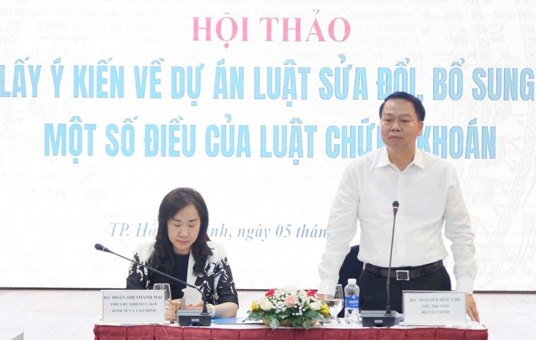 Hội thảo lấy ý kiến về dự án Luật sửa đổi, bổ sung một số điều của Luật Chứng khoán