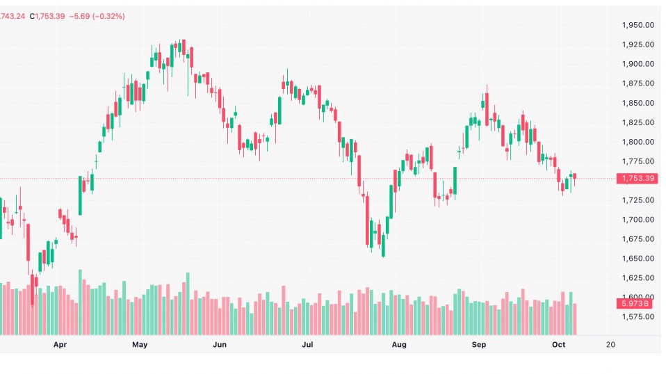 Chứng khoán 07/10: VN-Index giảm 5,69 điểm, dòng tiền phân hóa