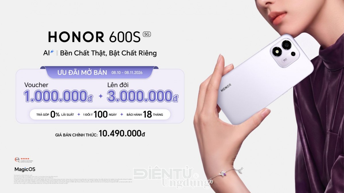 HONOR chính thức ra mắt HONOR 600S cùng bộ đôi thiết bị đeo mới