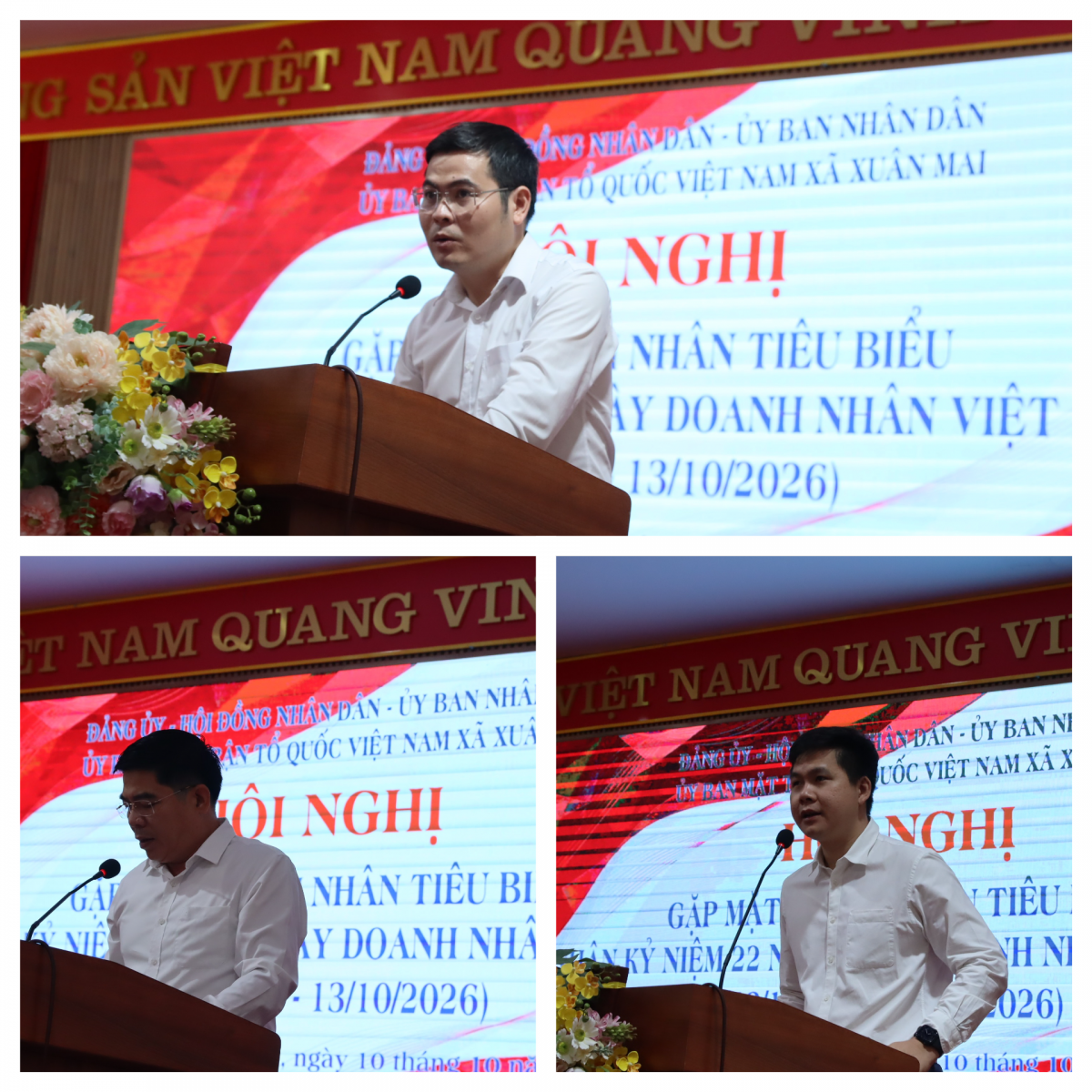 Xã Xuân Mai gặp gỡ 100 doanh nhân, doanh nghiệp tiêu biểu dịp 13/10