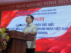 Xã Xuân Mai đồng hành cùng doanh nghiệp, thúc đẩy chuyển đổi số