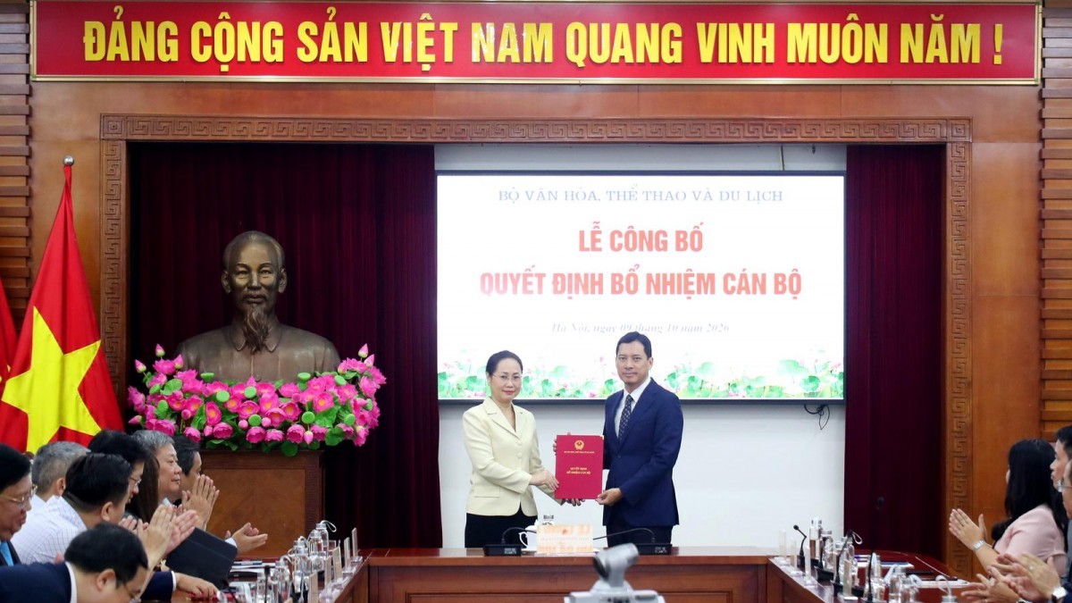 Bộ Văn hóa, Thể thao và Du lịch bổ nhiệm lãnh đạo nhiều cục, vụ