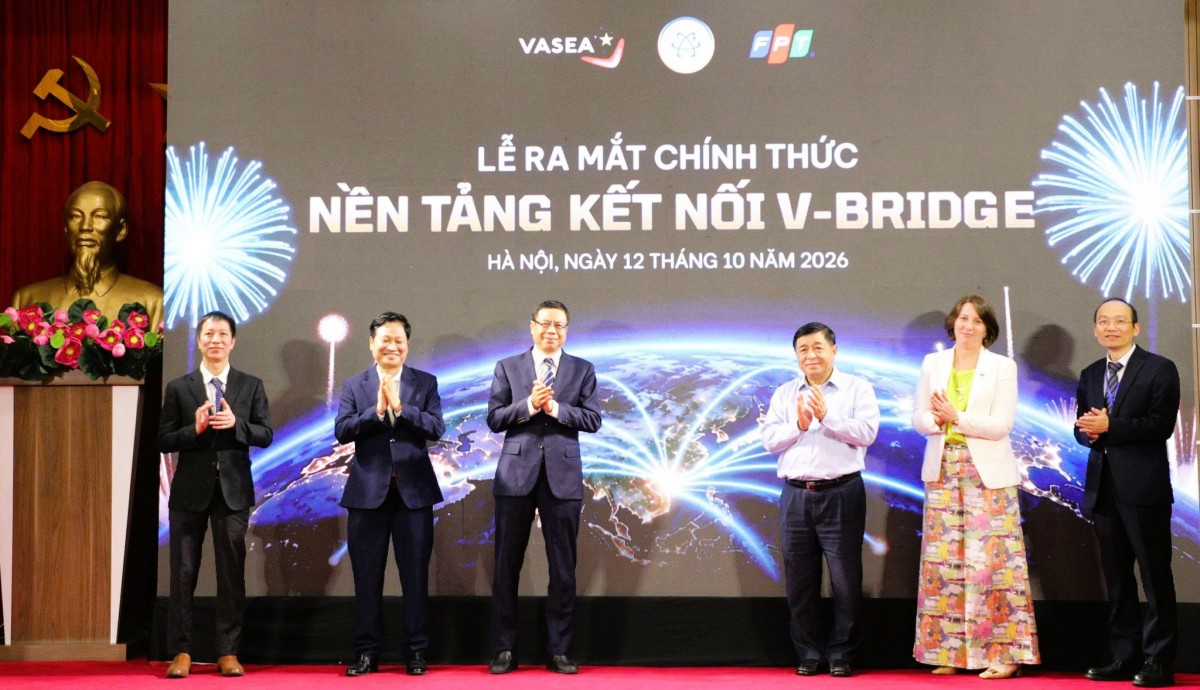 Ra mắt nền tảng V-bridge kết nối doanh nghiệp Australia và Việt Nam - Ảnh: Khánh Du