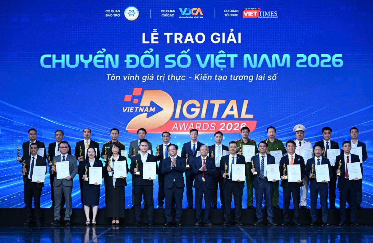 VDA 2026 vinh danh 56 tổ chức, sản phẩm, giải pháp và 3 cá nhân VDA 2026 vinh danh 56 tổ chức, sản phẩm, giải pháp và 3 cá nhân