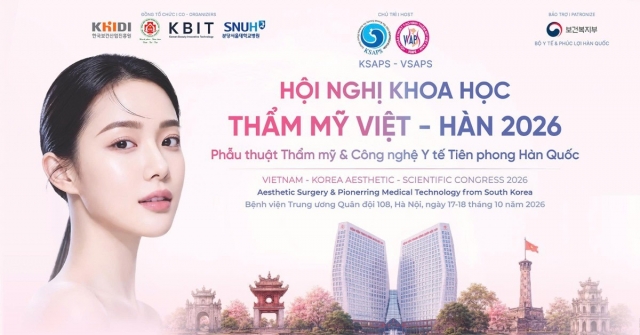 Hội nghị Khoa học Thẩm mỹ Việt - Hàn 2026 mở rộng hợp tác giữa chuyên gia hai nước