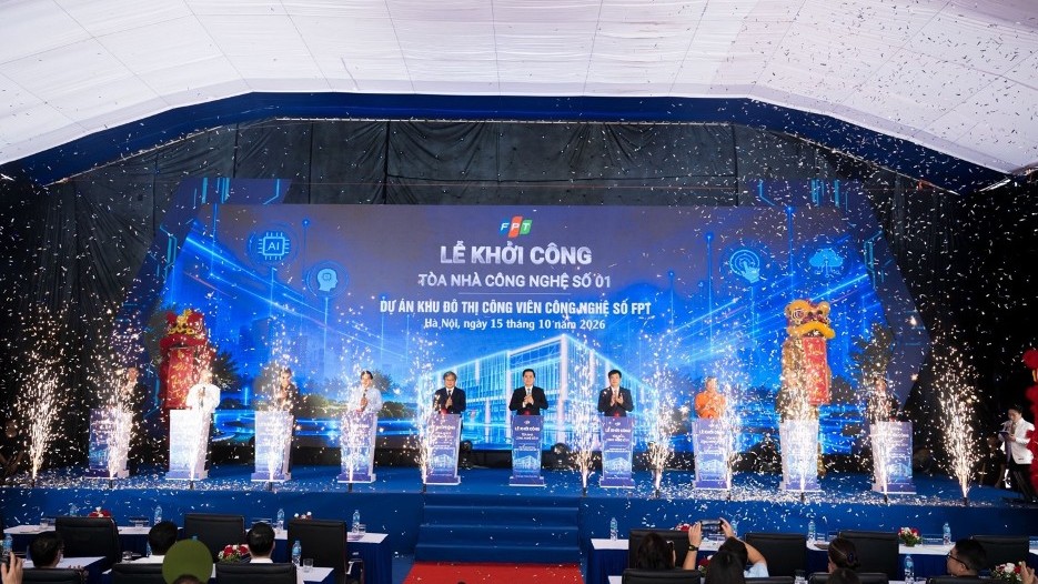 Khởi công tòa nhà đầu tiên tại Khu đô thị Công viên công nghệ số FPT