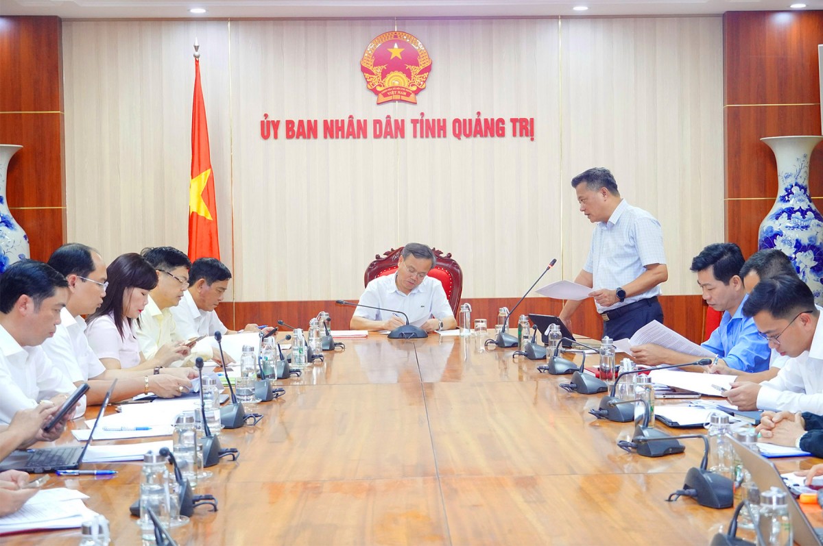 Toàn cảnh cuộc họp. Ảnh Quangtri.gov.vn