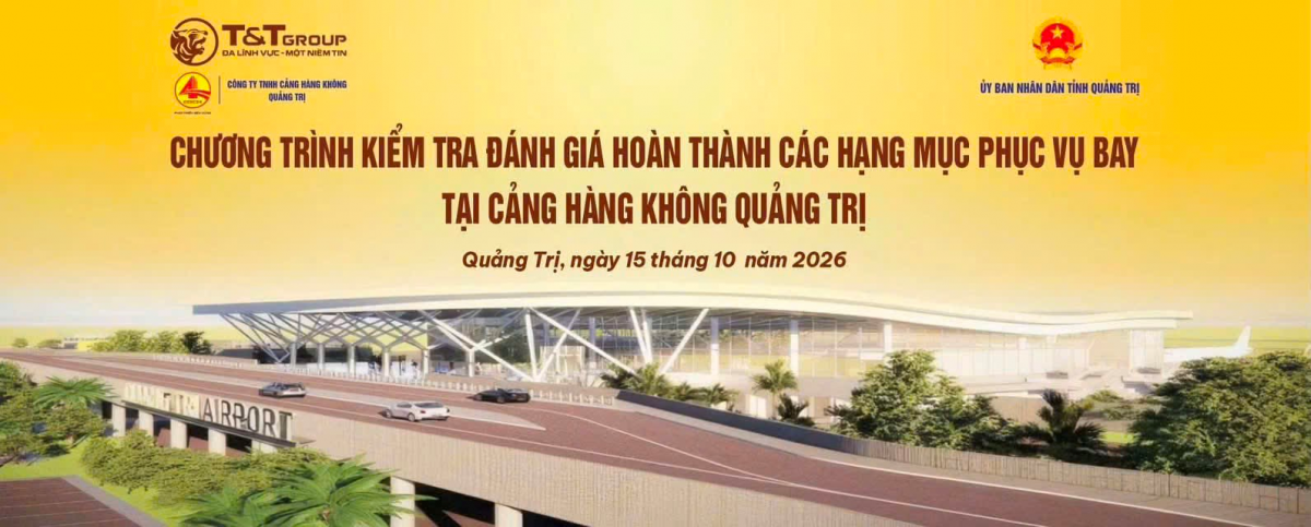 Sân bay Quảng Trị bay kiểm tra tĩnh không, hướng tới khai thác từ tháng 3/2027