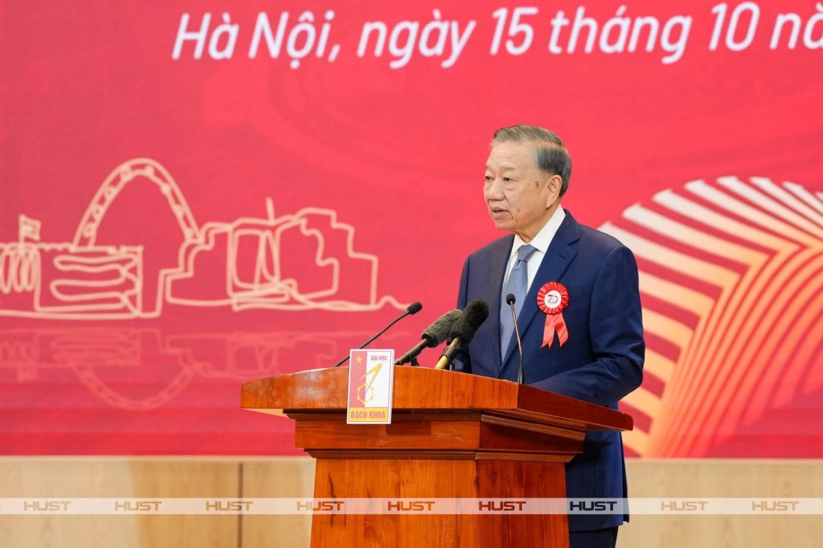 Tổng Bí thư, Chủ tịch nước Tô Lâm: Đưa Bách khoa Hà Nội thành trung tâm làm chủ công nghệ lõi