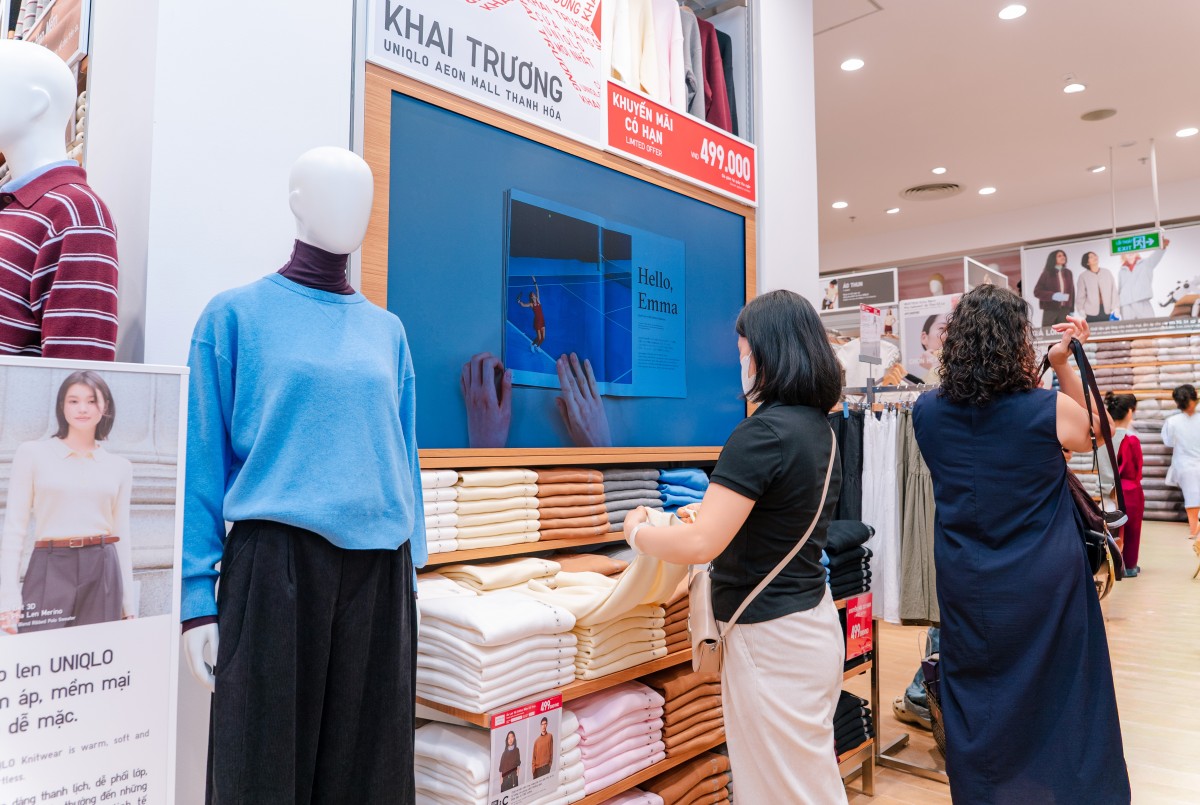 UNIQLO khai trương cửa hàng đầu tiên tại Thanh Hóa