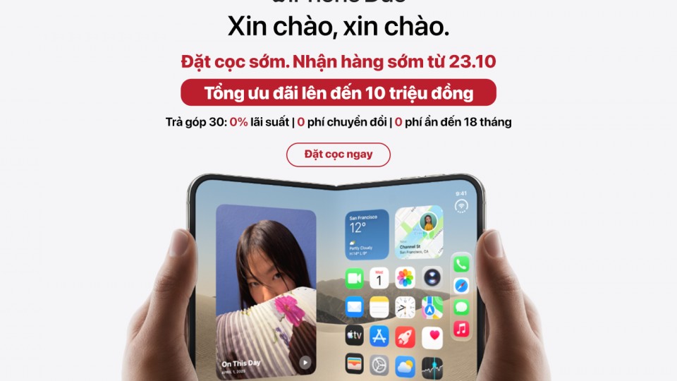 Chính thức mở đặt trước iPhone Duo, Di Động Việt ưu đãi đến 10 triệu đồng
