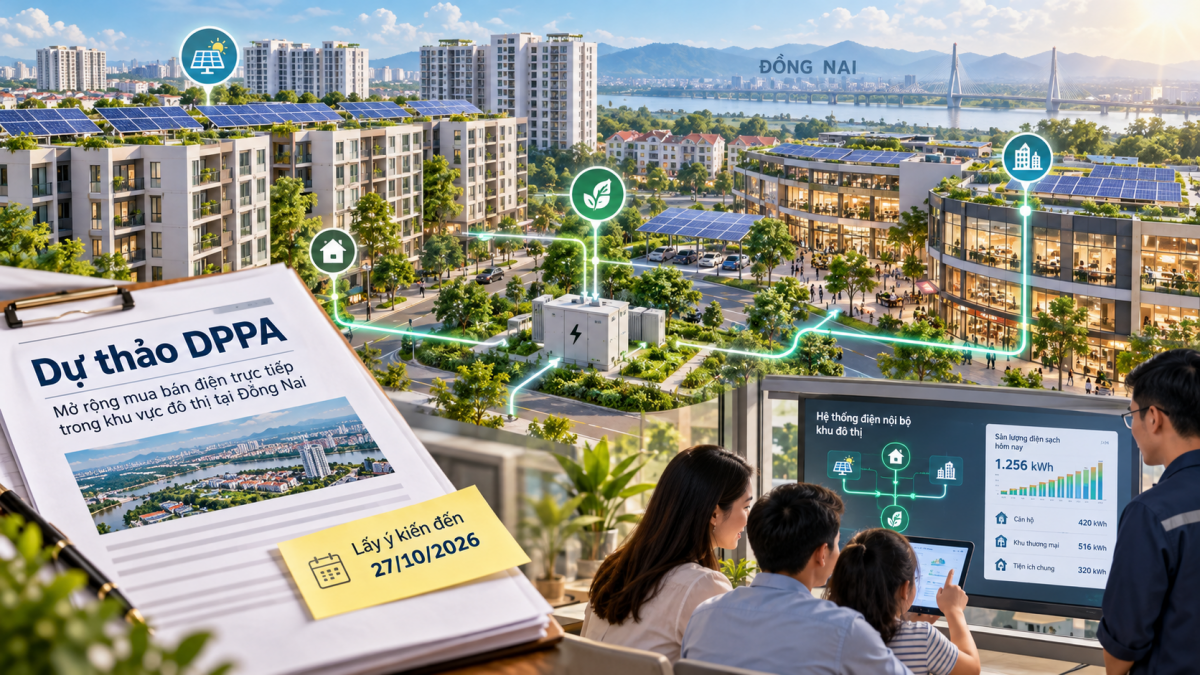 Đồng Nai đề xuất cho hộ dân mua điện trực tiếp qua khu đô thị. Ảnh AI Đồng Nai đề xuất cho hộ dân mua điện trực tiếp qua khu đô thị. Ảnh AI