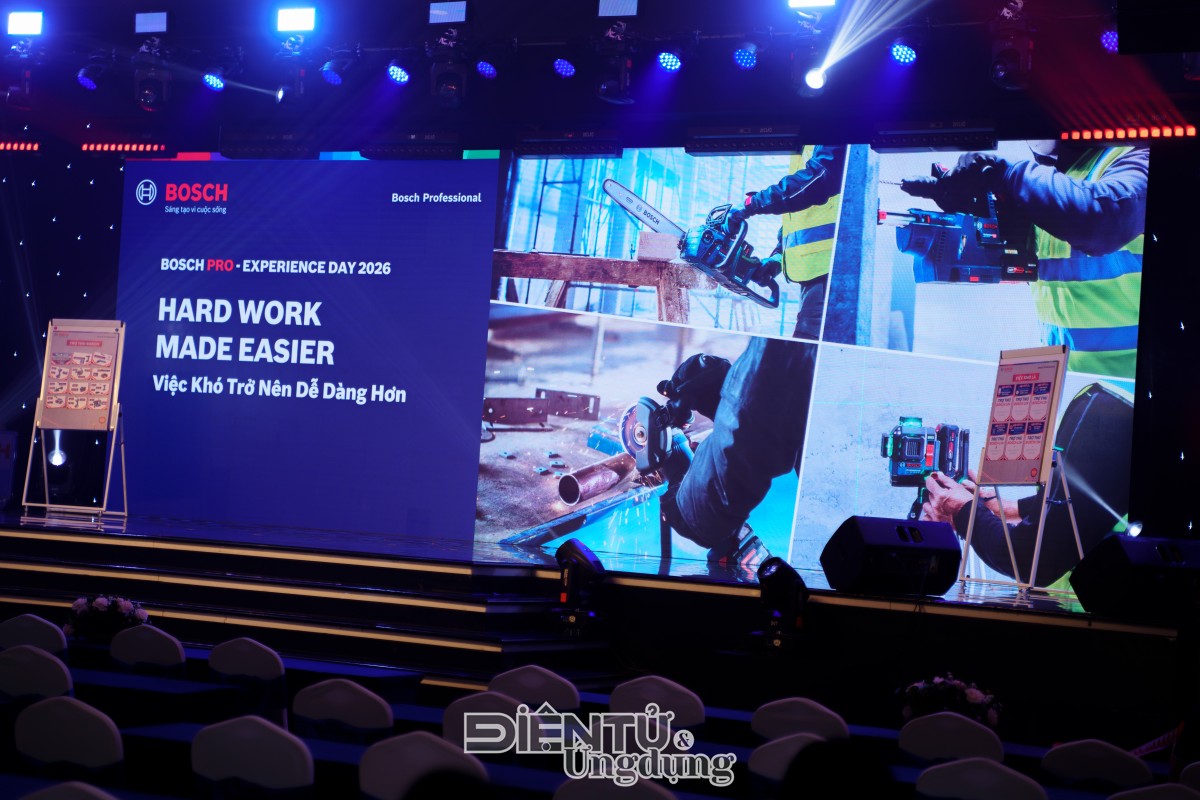 Bosch mang nhiều giải pháp công nghệ đến Bosch Pro Experience Day 2026