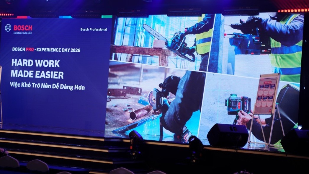 Bosch mang nhiều giải pháp công nghệ đến Bosch Pro Experience Day 2026