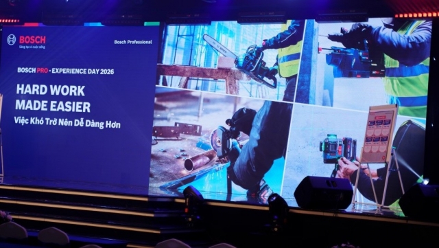 Bosch mang nhiều giải pháp công nghệ đến Bosch Pro Experience Day 2026