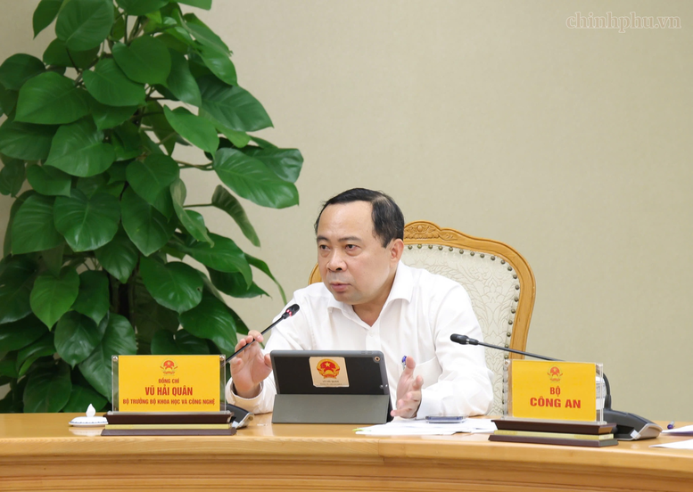 Bộ trưởng Bộ Khoa học và Công nghệ Vũ Hải Quân phát biểu - Ảnh: chinhphu.vn/Gia Huy Bộ trưởng Bộ Khoa học và Công nghệ Vũ Hải Quân phát biểu - Ảnh: chinhphu.vn/Gia Huy