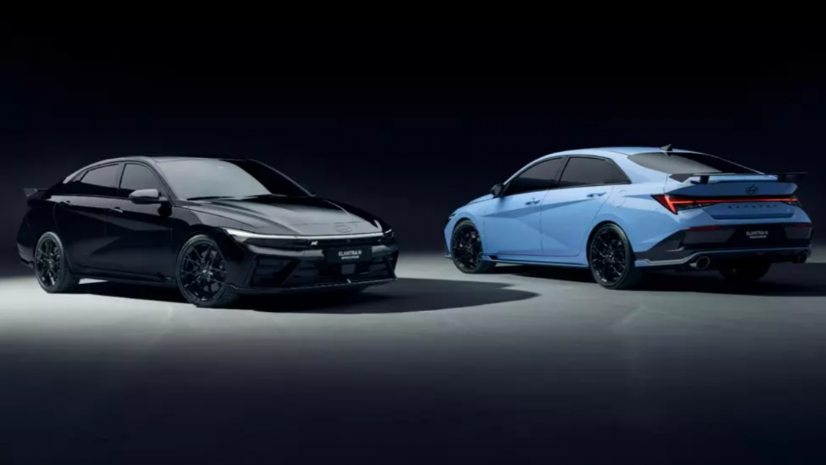 Hyundai Elantra N Monochrome có hai tùy chọn màu. Ảnh: Hyundai.