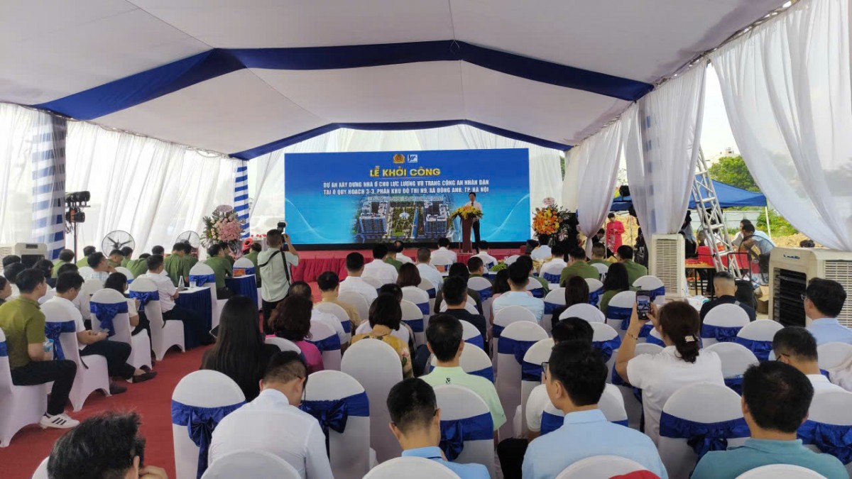 Hà Nội khởi công dự án nhà ở cho lực lượng vũ trang Công an nhân dân quy mô hơn 3.200 tỷ đồng
