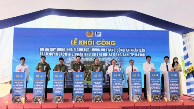 Hà Nội khởi công dự án nhà ở cho lực lượng vũ trang Công an nhân dân quy mô hơn 3.200 tỷ đồng