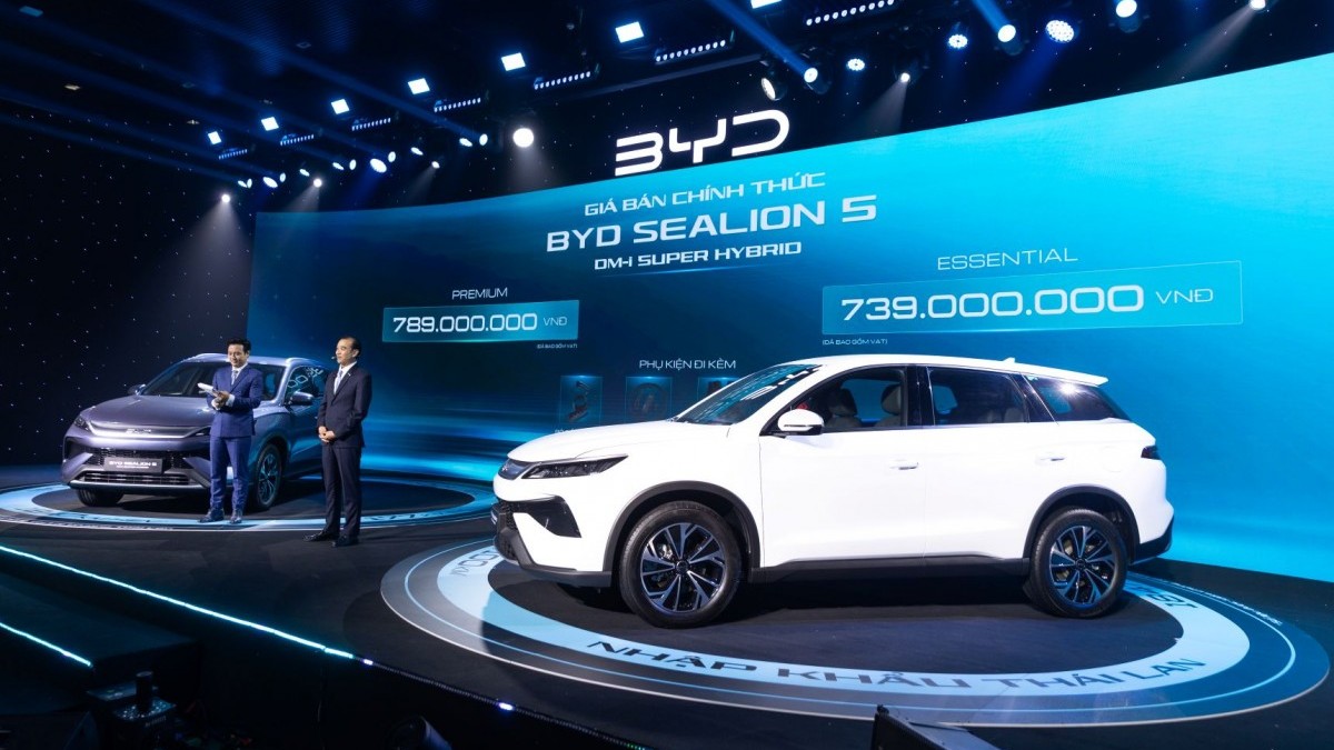 BYD Sealion 5 chính thức ra mắt, giảm ngay 80 triệu đồng cho 1000 khách hàng đầu tiên