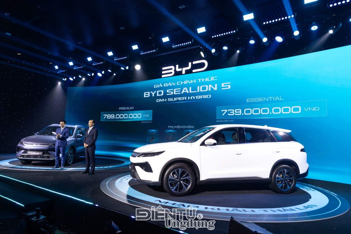 BYD Sealion 5 chính thức ra mắt, giảm ngay 80 triệu đồng cho 1000 khách hàng đầu tiên
