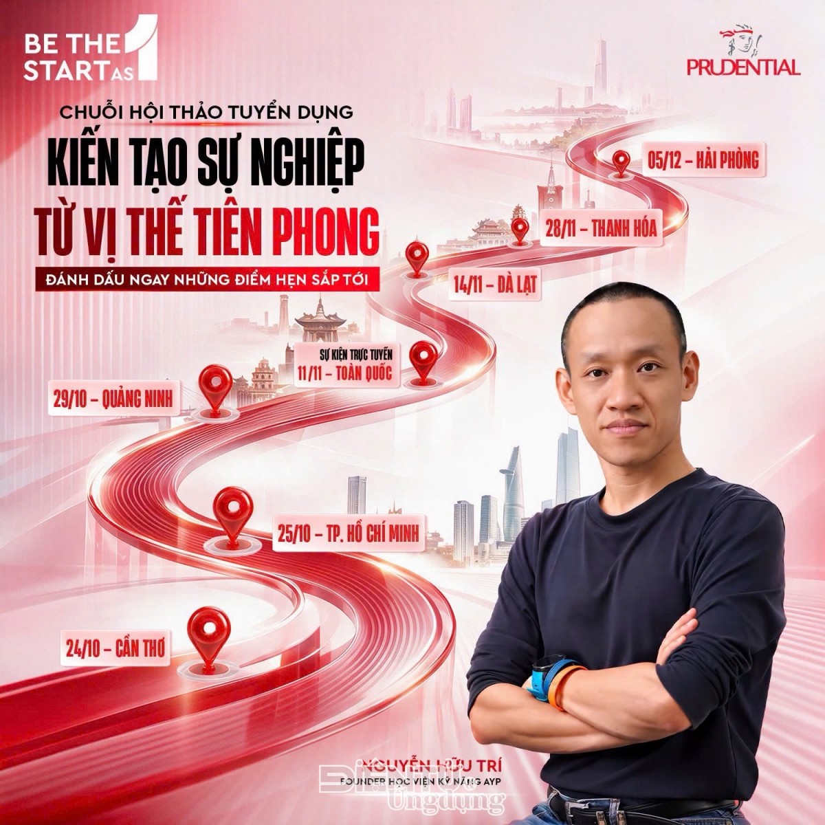 Prudential Việt Nam triển khai chuỗi hội thảo 'Kiến tạo sự nghiệp từ vị thế tiên phong'