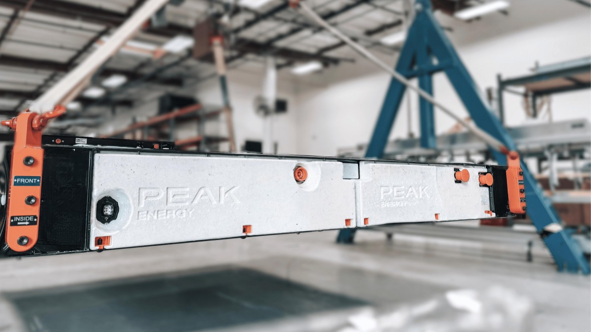 Mô-đun pin natri-ion do Peak Energy phát triển.