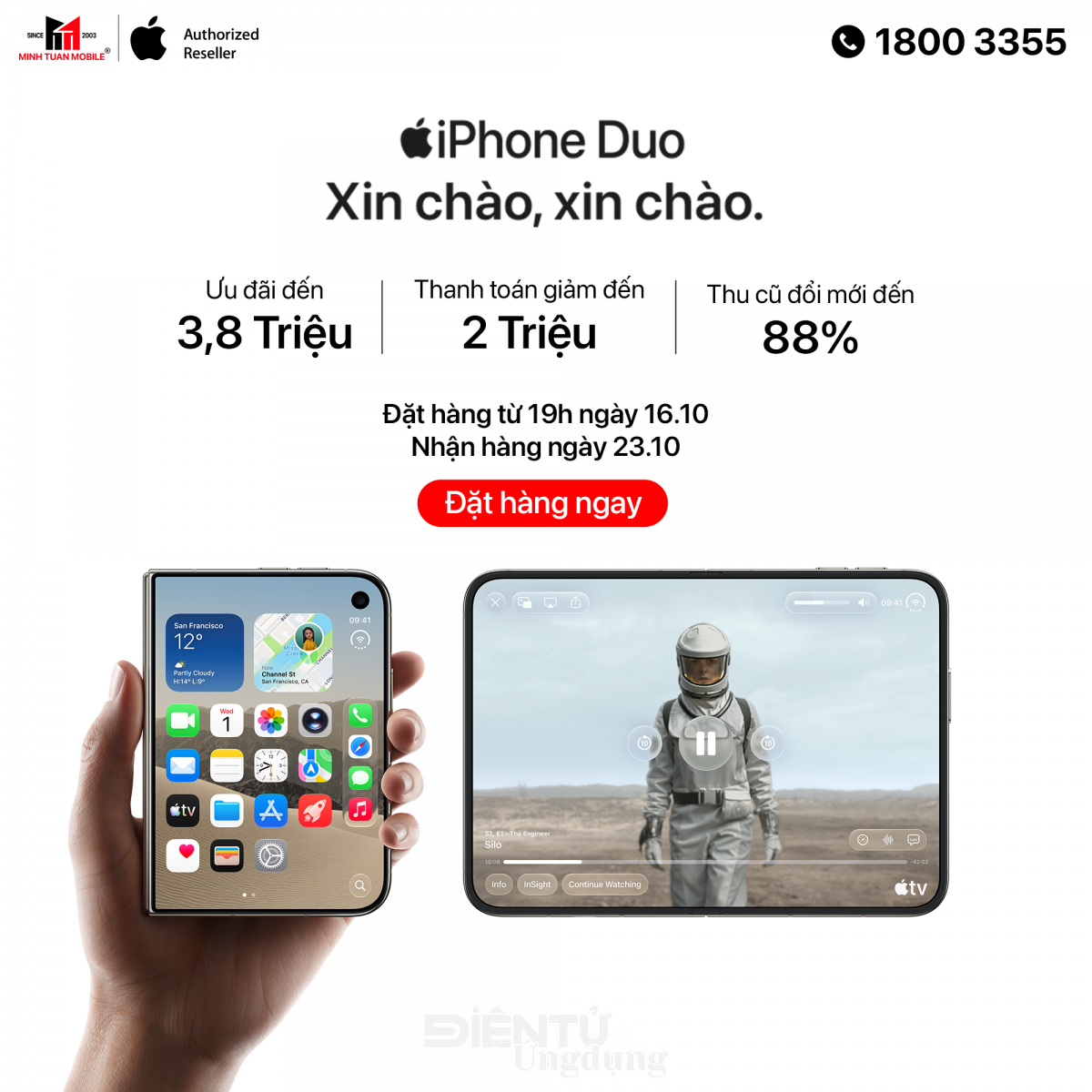 Minh Tuấn Mobile mở bán iPhone Duo, tiếp tục cam kết 