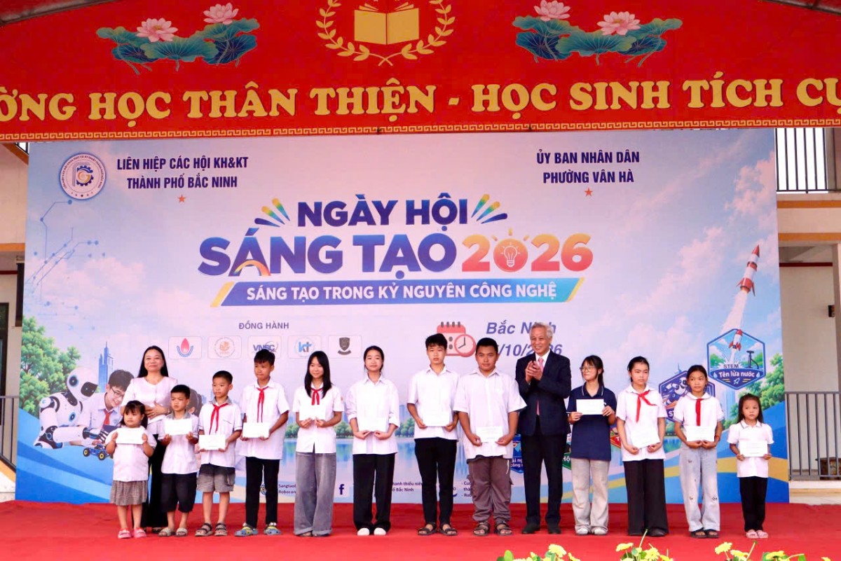 Hơn 400 giáo viên, học sinh Bắc Ninh tham gia Ngày hội Sáng tạo 2026