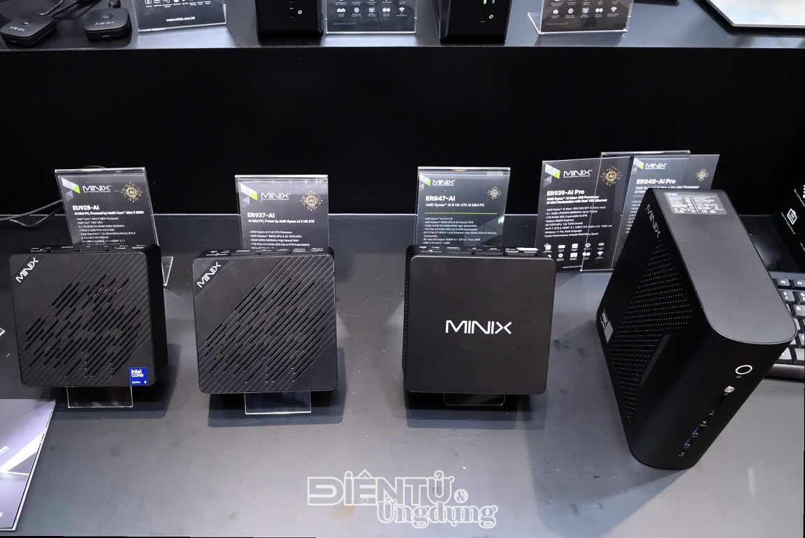 MINIX ra mắt loạt máy trạm AI mini tại Hội chợ Điện tử Hồng Kông