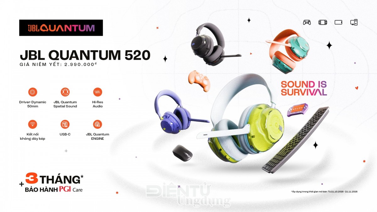 JBL QuantumENGINE hoàn toàn mới: trung tâm điều khiển âm thanh toàn diện dành cho game thủ