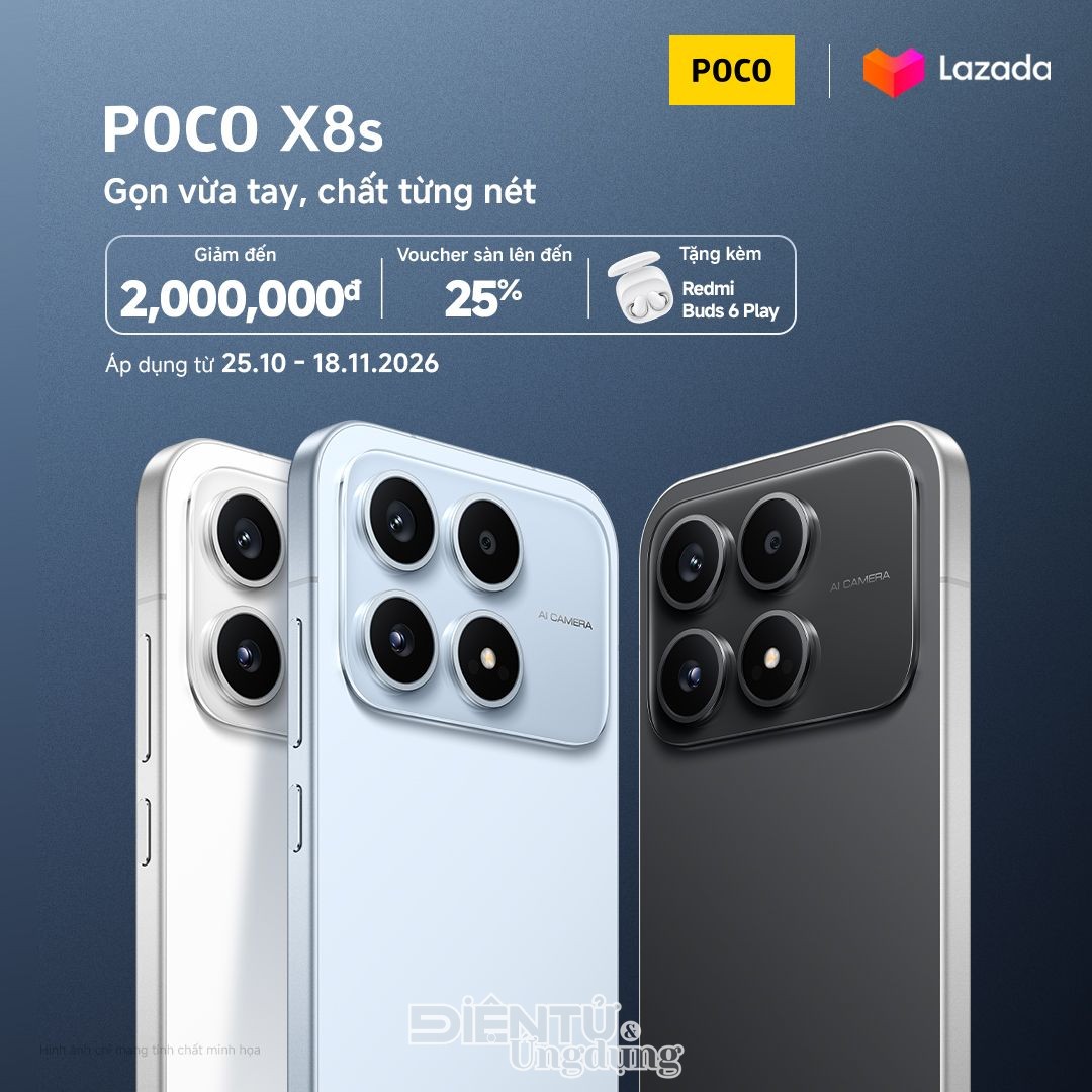 POCO X8s, thành viên mới của gia đình POCO X Series có gì?