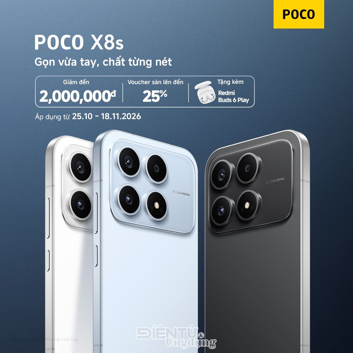 POCO X8s, thành viên mới của gia đình POCO X Series có gì?
