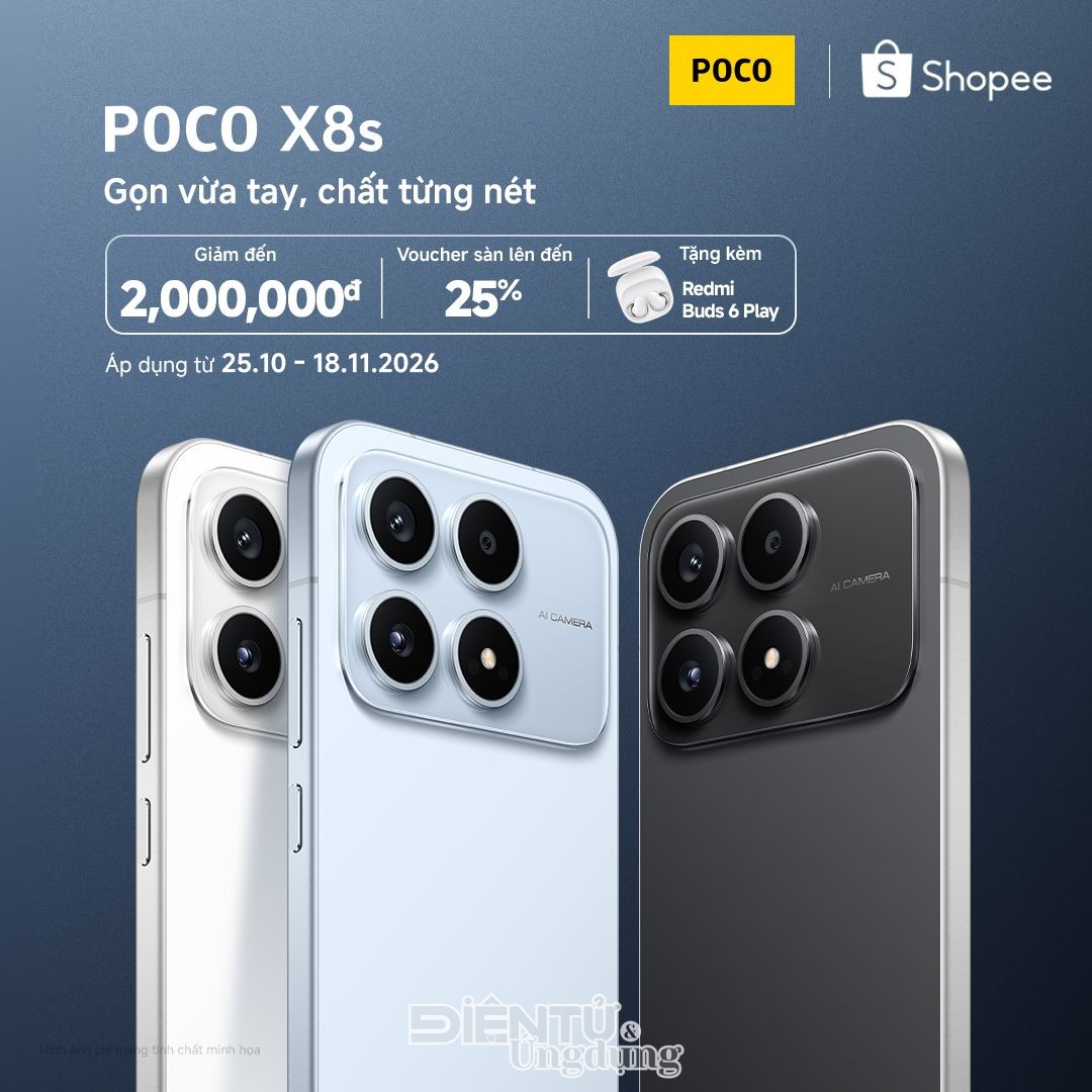 POCO X8s, thành viên mới của gia đình POCO X Series có gì?