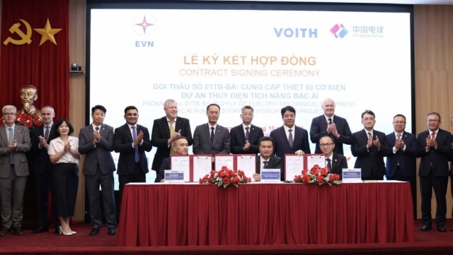 EVN ký hợp đồng thiết bị hơn 4.462 tỷ đồng cho thủy điện tích năng Bác Ái