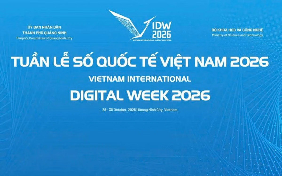 Tuần lễ số Quốc tế Việt Nam 2026 với chủ đề “Kết nối thông minh: Quản trị AI, Kiến tạo chuyển đổi AI”. Ảnh: Bộ Khoa học và Công nghệ