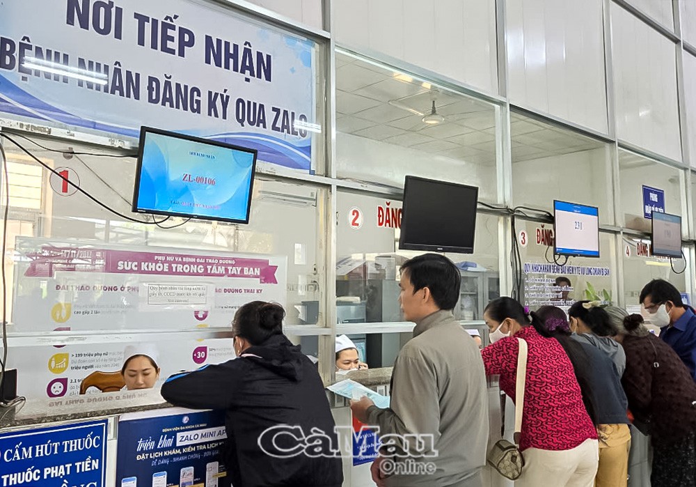Bệnh viện Cà Mau dùng Zalo để giảm thời gian chờ khám
