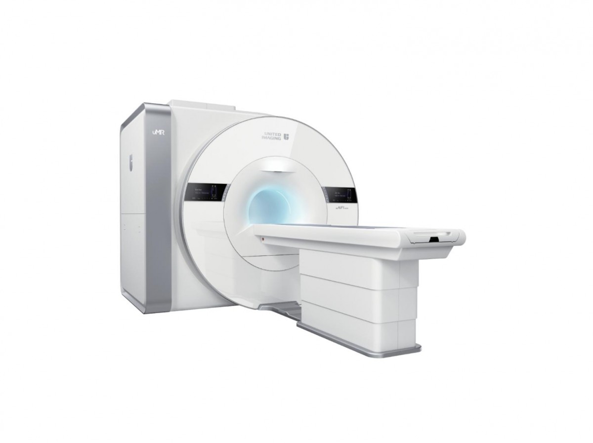 Hệ thống chụp cộng hưởng từ uMR Jupiter 5 Tesla của United Imaging Healthcare, dòng thiết bị vừa được giới thiệu tại Bệnh viện Đại học Y Hà Nội. Nguồn ảnh: United Imaging Healthcare.