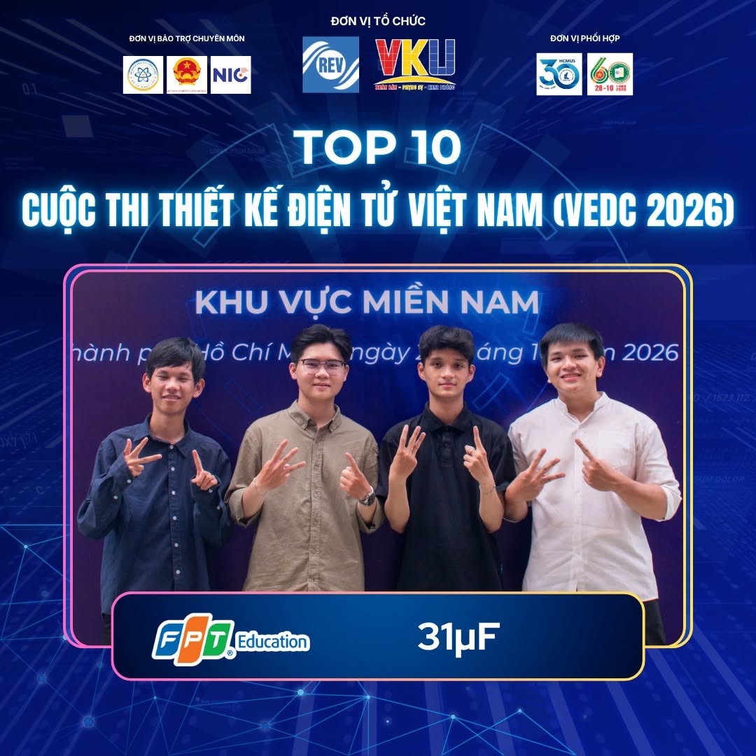 VEDC 2026: 10 đội thi, 10 hướng sáng tạo công nghệ vào chung kết toàn quốc