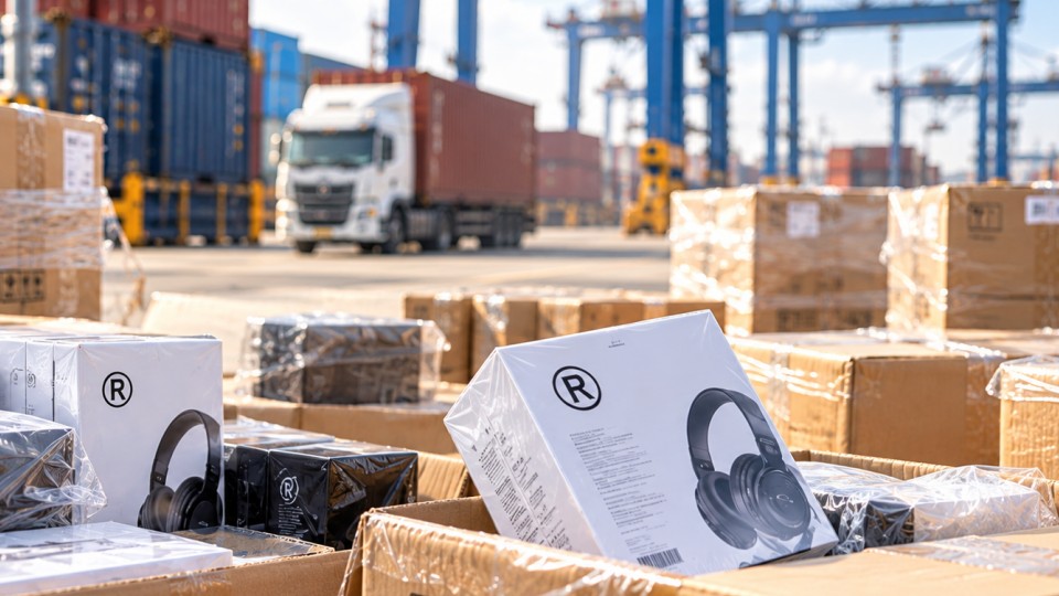 Hàng nhập khẩu có ký hiệu ® có bị xử phạt không?