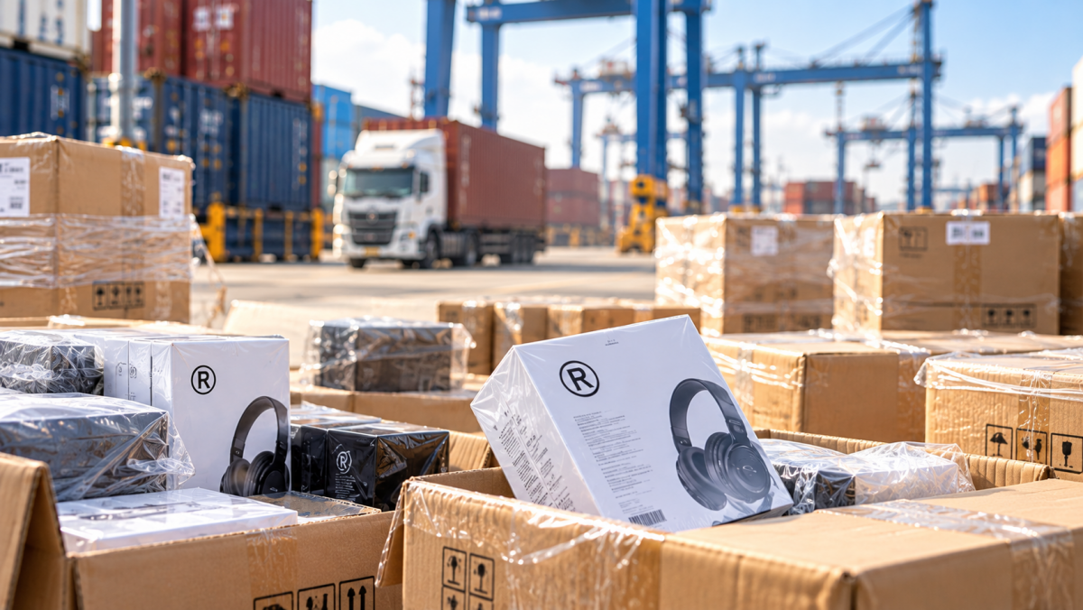 Hàng nhập khẩu có ký hiệu ® có bị xử phạt không?