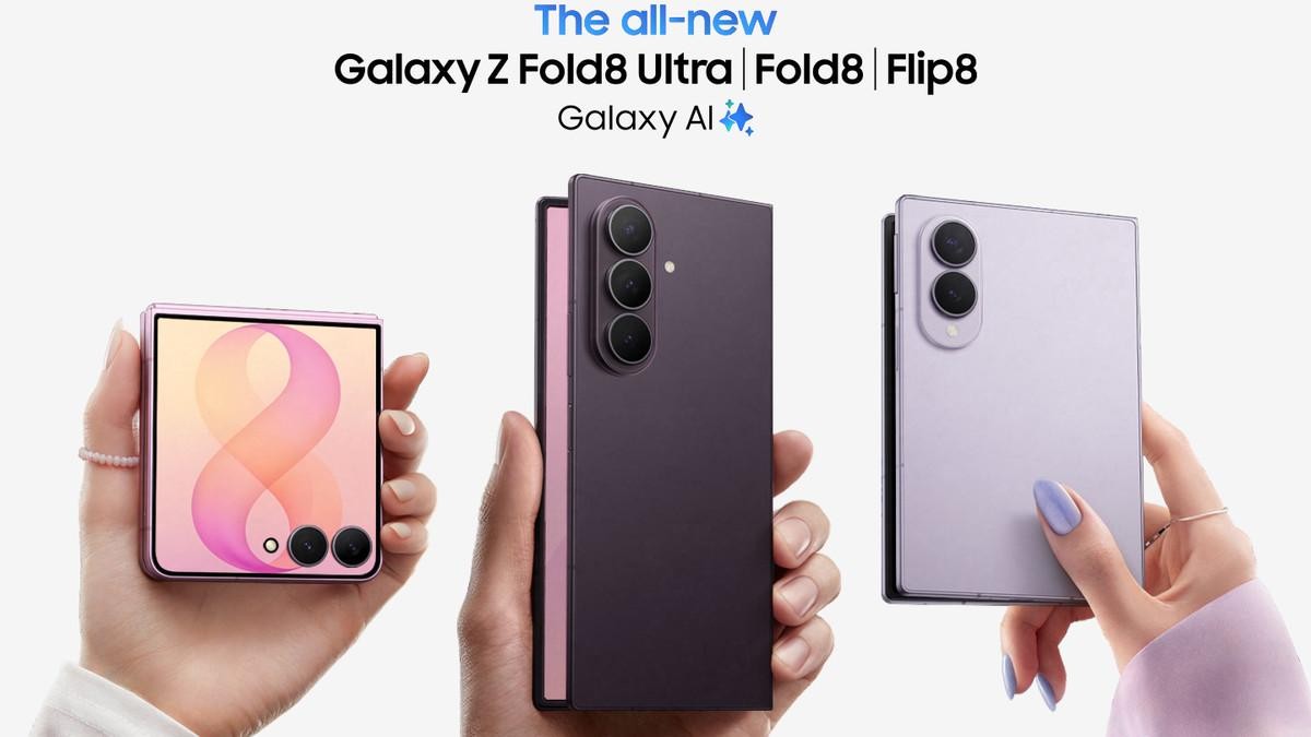 Các mẫu điện thoại màn hình gập Galaxy Z thế hệ 2026 của Samsung. Mảng thiết bị DX ghi nhận lỗ hoạt động trong quý III. Ảnh: Samsung Electronics.