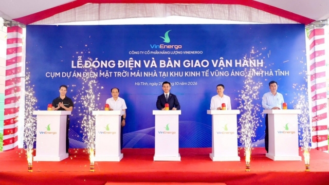VinEnergo vận hành 22 MWp điện mặt trời và 45 MWh pin lưu trữ tại Hà Tĩnh