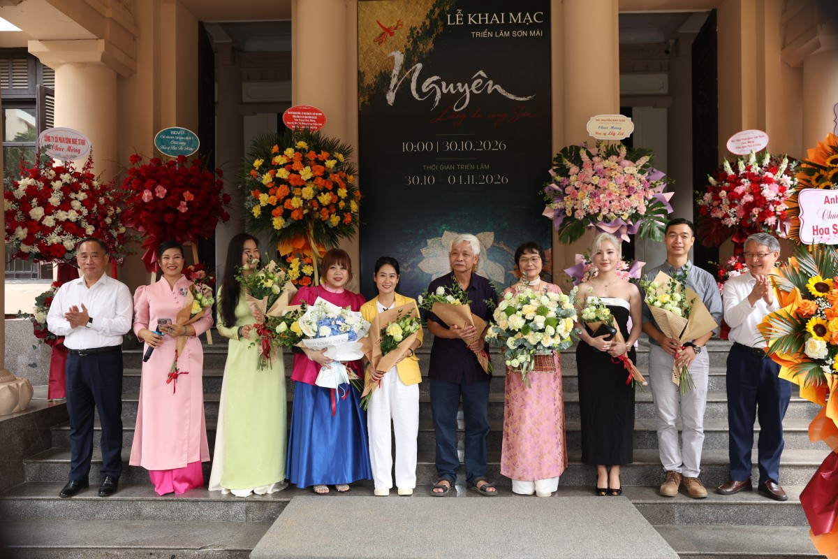 Khai mạc Triển lãm mỹ thuật “Nguyên - Lãng du cùng Sơn” Khai mạc Triển lãm mỹ thuật “Nguyên - Lãng du cùng Sơn”