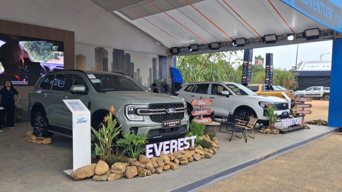 Khu trải nhiệm Ford tại PVOIL VOC 2026. Ảnh: Thành Biên.