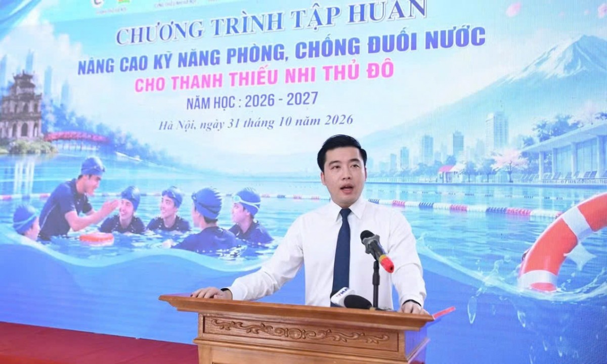 Tập huấn kỹ năng sinh tồn, phòng chống đuối nước cho thanh thiếu nhi Hà Nội Tập huấn kỹ năng sinh tồn, phòng chống đuối nước cho thanh thiếu nhi Hà Nội