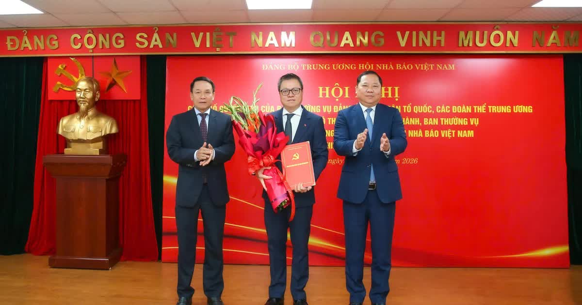 Công bố Quyết định chỉ định Bí thư Đảng ủy Trung ương Hội Nhà báo Việt Nam